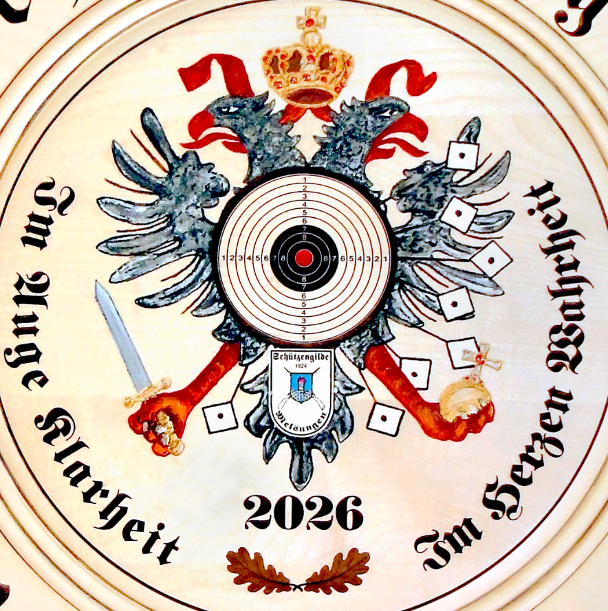 image-8 12-eckige Schützenscheibe zu Ehren der Schützenkönigin